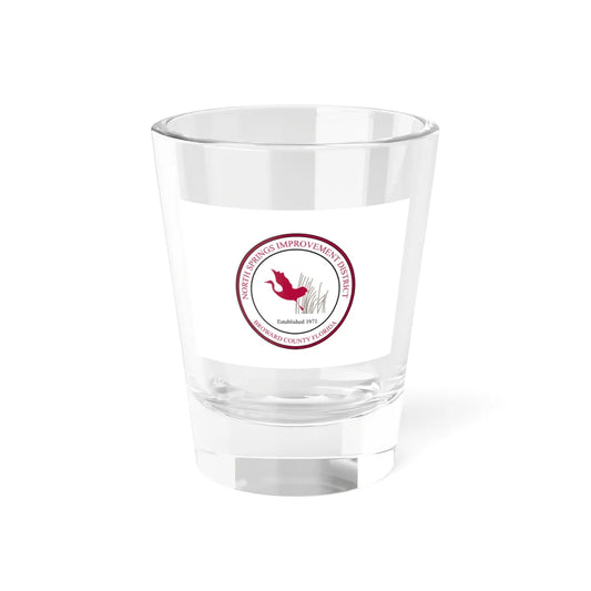 Flag of the North Springs Improvement District Florida (United States) Shot Glass 1.5oz 1.5oz - Go Mug Yourself