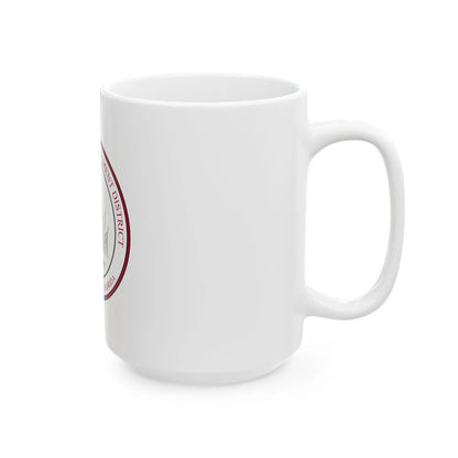 Flag of the North Springs Improvement District Florida (United States) White Coffee Mug - Go Mug Yourself