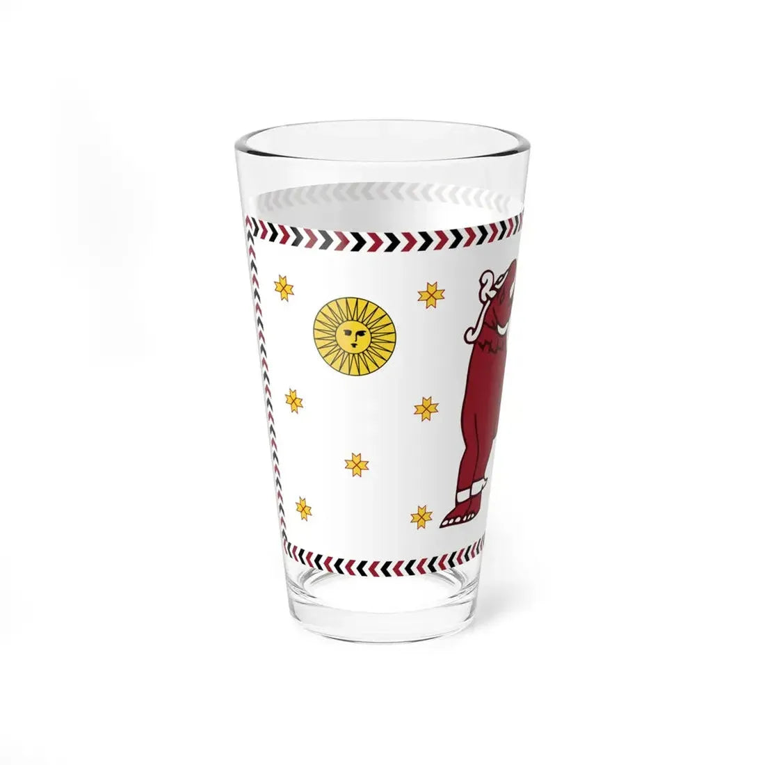 Flag of the North Western Province Sri Lanka (Sri Lanka) Pint Glass 16oz - Go Mug Yourself