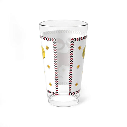 Flag of the North Western Province Sri Lanka (Sri Lanka) Pint Glass 16oz - Go Mug Yourself