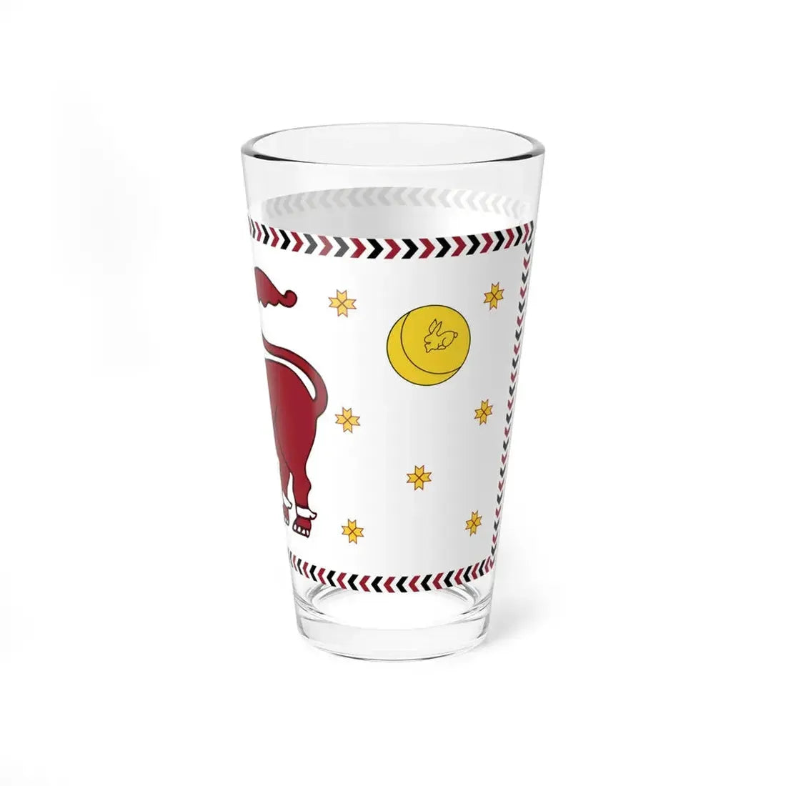 Flag of the North Western Province Sri Lanka (Sri Lanka) Pint Glass 16oz - Go Mug Yourself