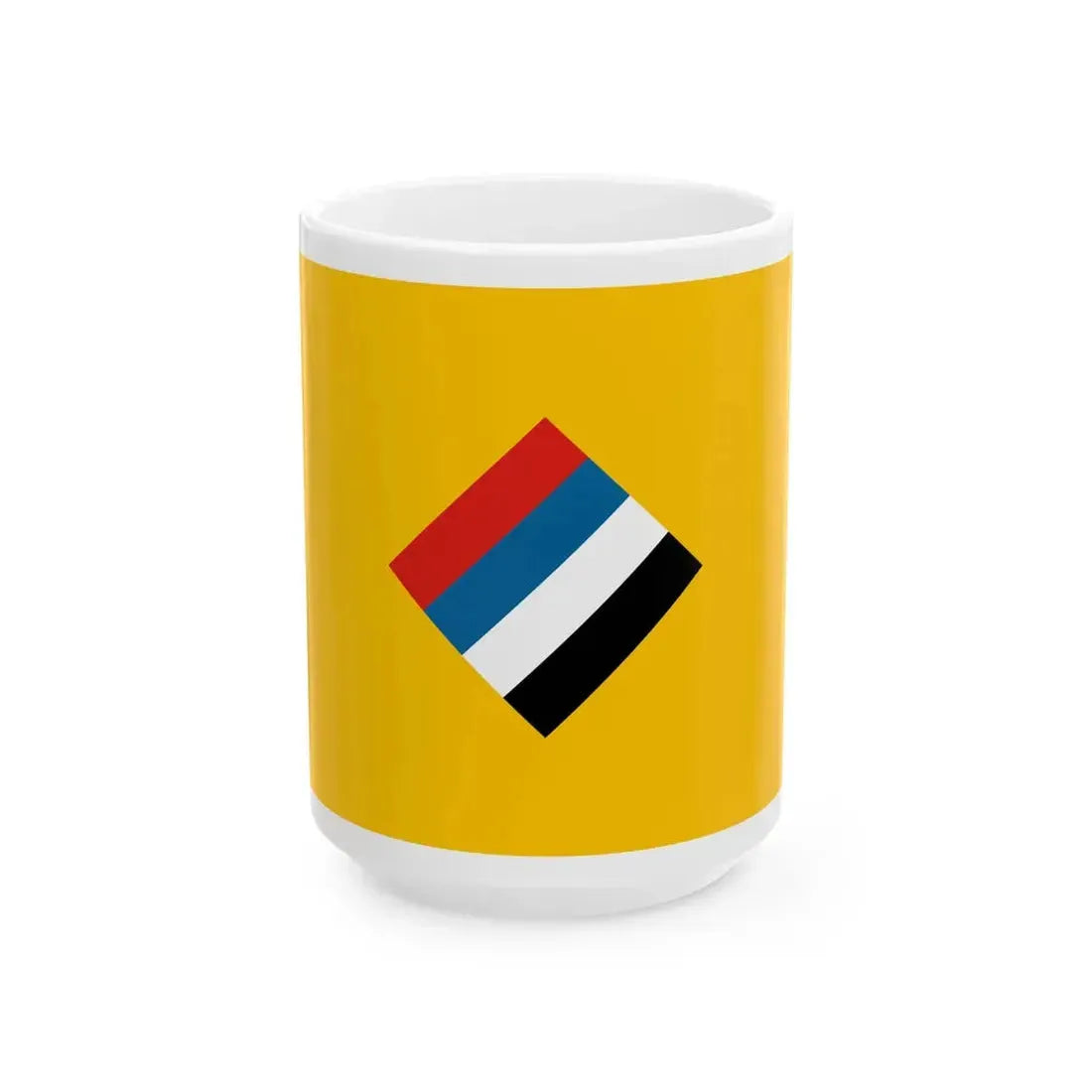 Flag of the Northeast Supreme Administrative Council fictional (China) White Coffee Mug 15oz - Go Mug Yourself