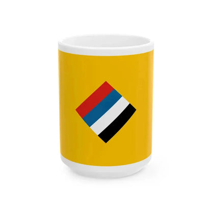 Flag of the Northeast Supreme Administrative Council fictional (China) White Coffee Mug 15oz - Go Mug Yourself