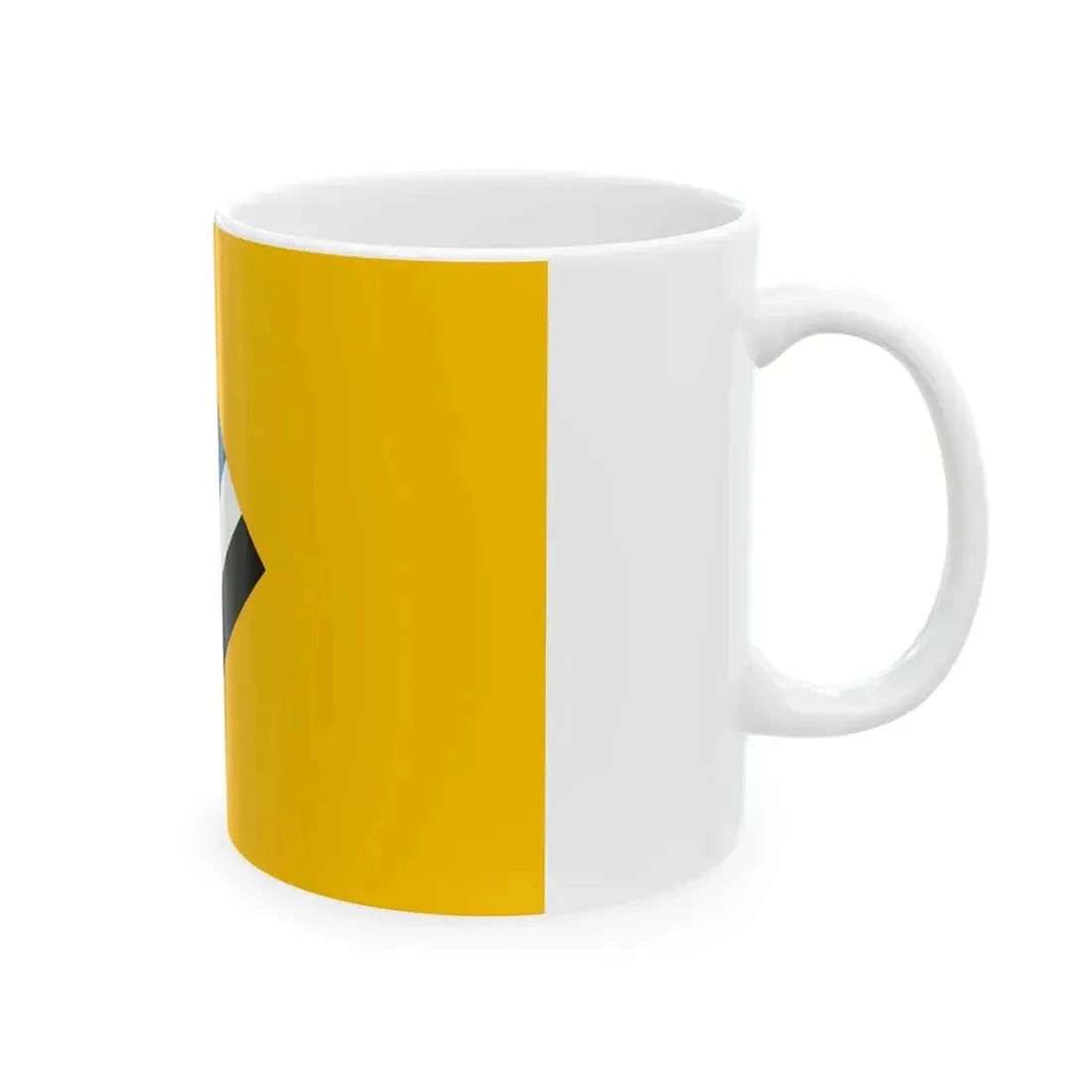 Flag of the Northeast Supreme Administrative Council fictional (China) White Coffee Mug - Go Mug Yourself
