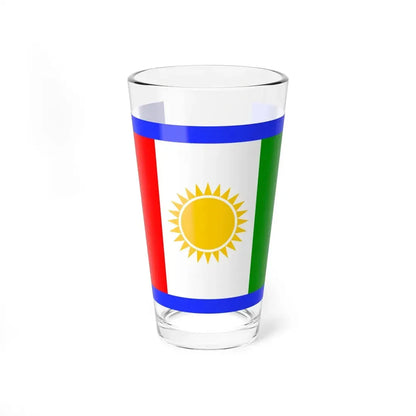 Flag of the Northern Province (Sri Lanka) Pint Glass 16oz 16oz - Go Mug Yourself