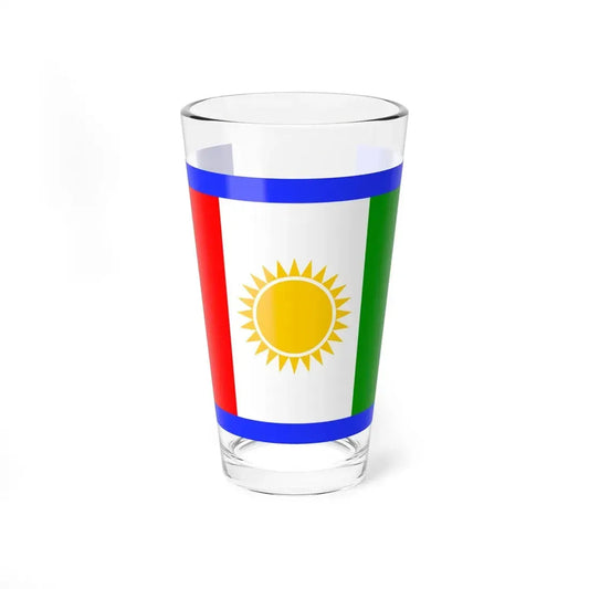 Flag of the Northern Province (Sri Lanka) Pint Glass 16oz 16oz - Go Mug Yourself