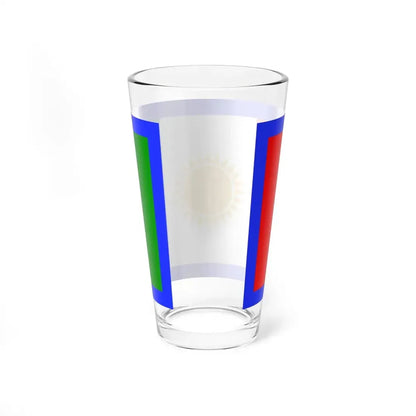 Flag of the Northern Province (Sri Lanka) Pint Glass 16oz - Go Mug Yourself