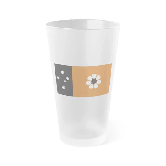 Flag of the Northern Territory Australia - Frosted Pint Glass 16oz 16oz Frosted - Go Mug Yourself