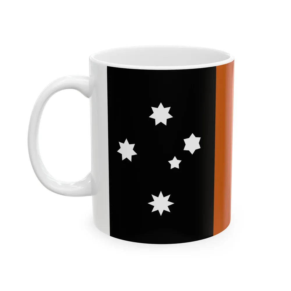 Flag of the Northern Territory Australia - White Coffee Mug-Go Mug Yourself