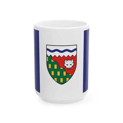 Flag of the Northwest Territories 3-2 (Canada) White Coffee Mug 15oz - Go Mug Yourself