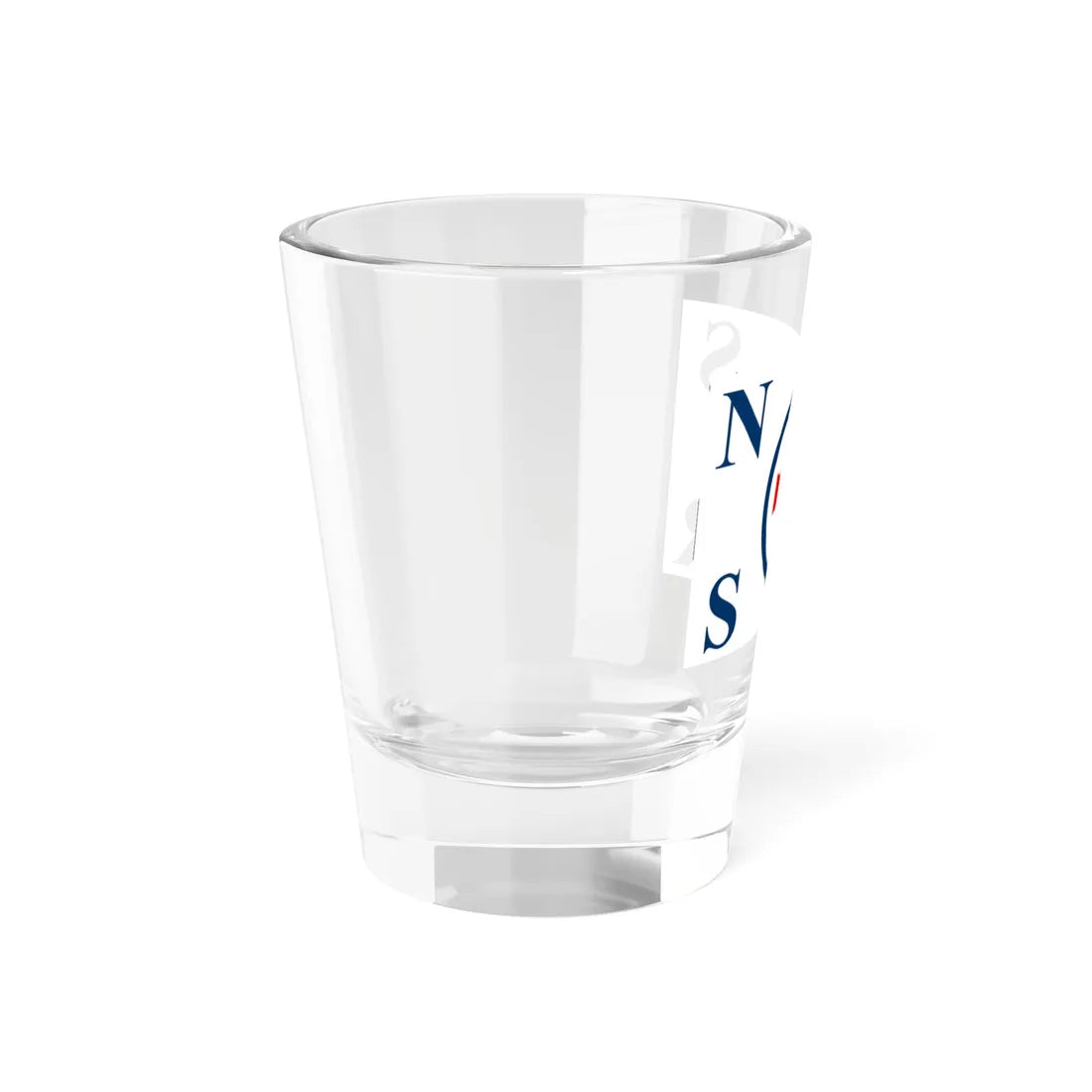 Flag of the Norwegian Society for Sea Rescue (Norway) Shot Glass 1.5oz - Go Mug Yourself