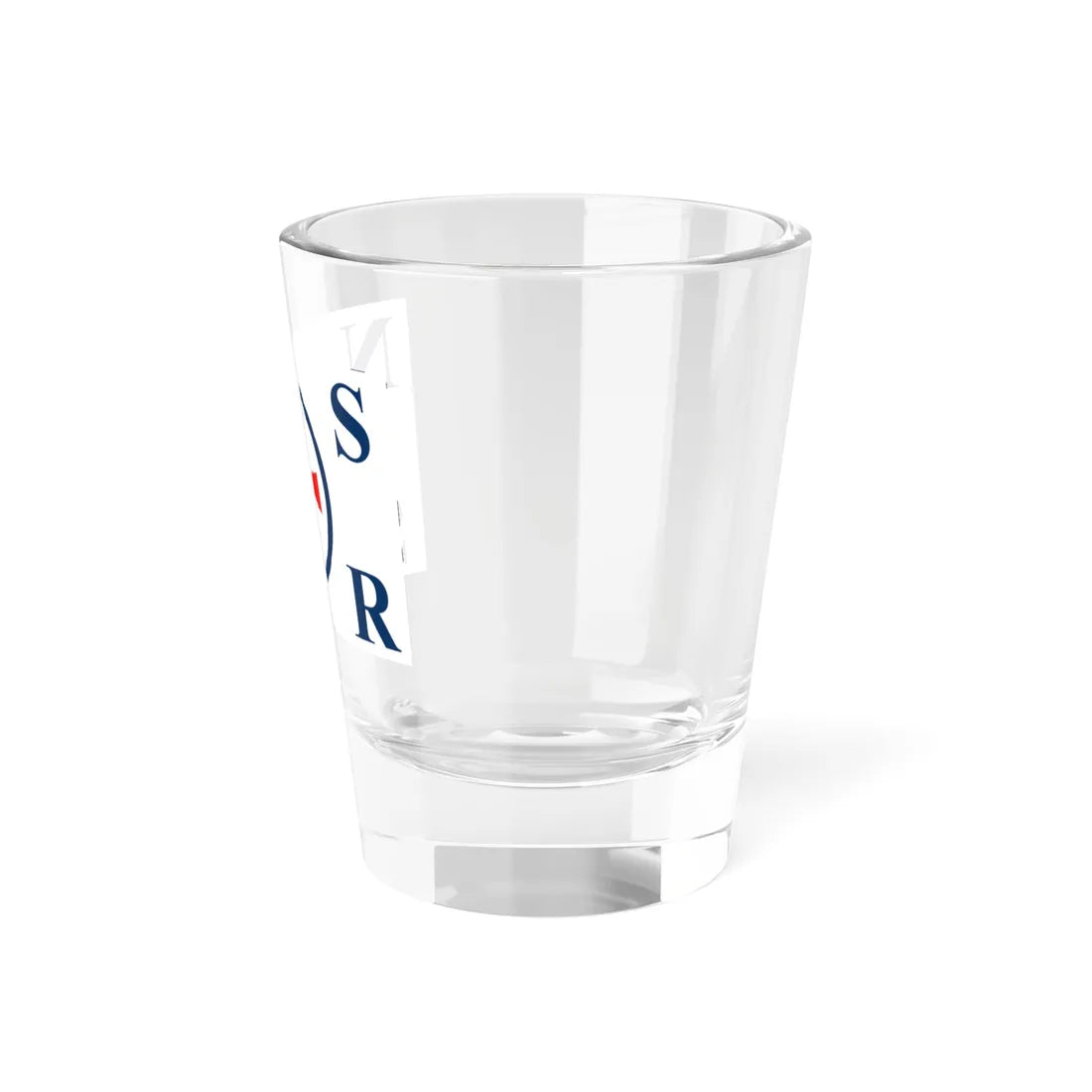 Flag of the Norwegian Society for Sea Rescue (Norway) Shot Glass 1.5oz - Go Mug Yourself