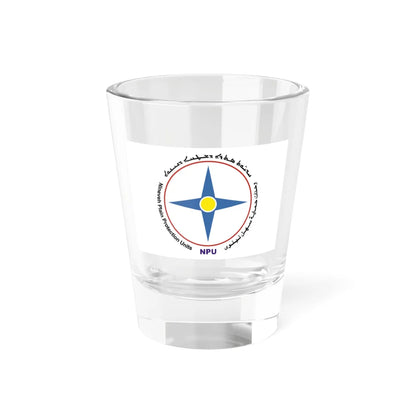 Flag of the NPU (Iraq) Shot Glass 1.5oz 1.5oz - Go Mug Yourself