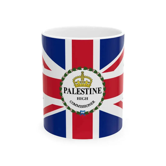 Flag of the of the High Commissioner of Palestine (Israel) White Coffee Mug 11oz - Go Mug Yourself