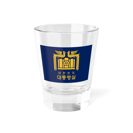 Flag of the Office of the President of the Republic of Korea (Korea) Shot Glass 1.5oz 1.5oz - Go Mug Yourself