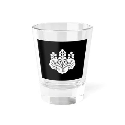 Flag of the Ogasawara Lords of Kokura in Buzen Province B (Japan) Shot Glass 1.5oz 1.5oz - Go Mug Yourself