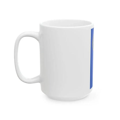 Flag of the Ohrid Municipality Macedonia (North Macedonia) White Coffee Mug - Go Mug Yourself