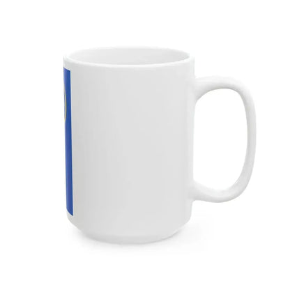 Flag of the Ohrid Municipality Macedonia (North Macedonia) White Coffee Mug - Go Mug Yourself