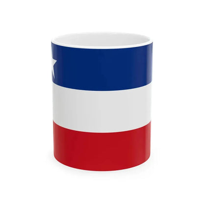 Flag of the Okinawa Civilian Administration (Japan) White Coffee Mug 11oz - Go Mug Yourself