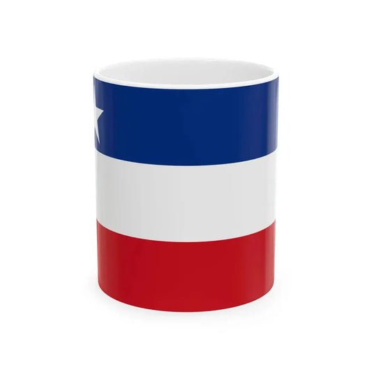 Flag of the Okinawa Civilian Administration (Japan) White Coffee Mug 11oz - Go Mug Yourself