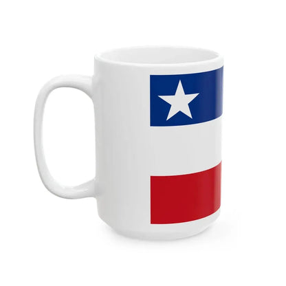 Flag of the Okinawa Civilian Administration (Japan) White Coffee Mug - Go Mug Yourself