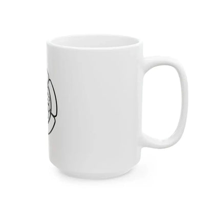 Flag of the Omura Lords of Omura in Hizen Province B (Japan) White Coffee Mug - Go Mug Yourself