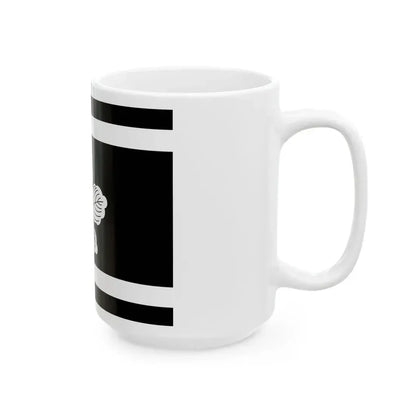 Flag of the Omura Lords of Omura in Hizen Province C (Japan) White Coffee Mug - Go Mug Yourself