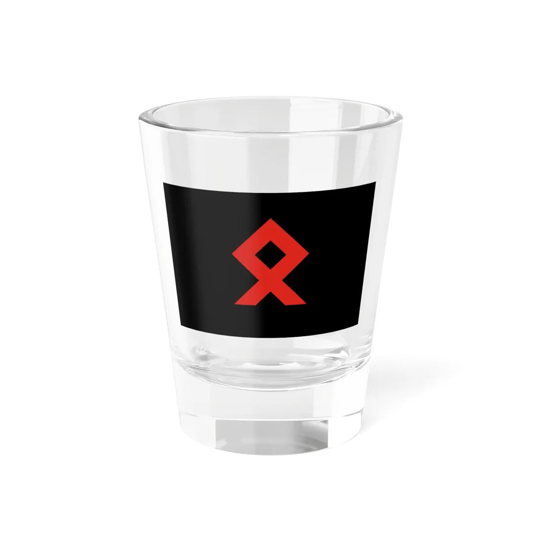 Flag of the Order of Flemish Militants (Belgium) Shot Glass 1.5oz 1.5oz - Go Mug Yourself