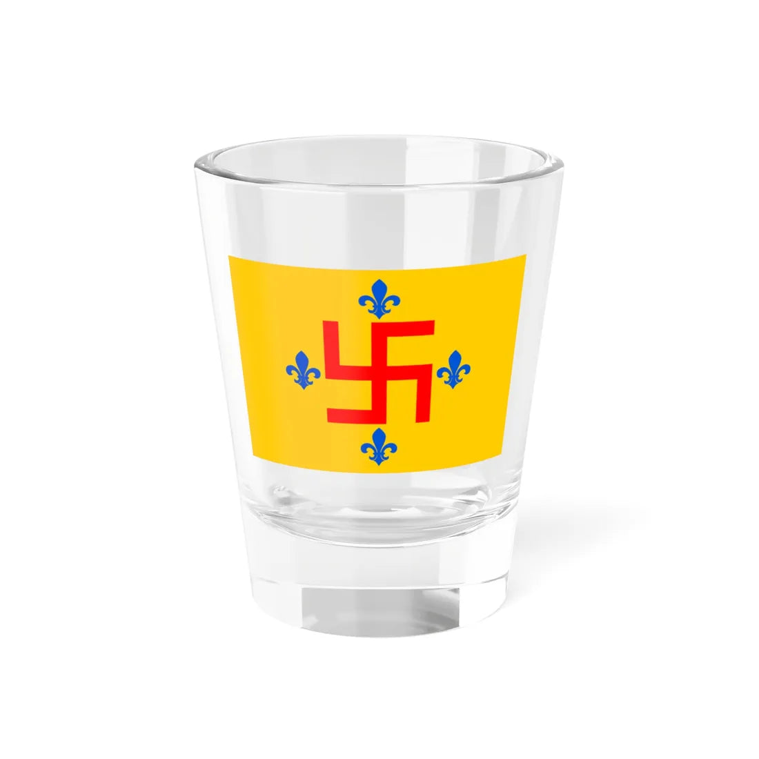 Flag of the Order of New Templars (Austria) Shot Glass 1.5oz 1.5oz - Go Mug Yourself