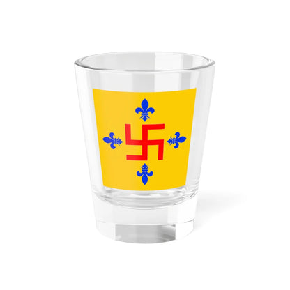 Flag of the Order of the New Templars (Austria) Shot Glass 1.5oz 1.5oz - Go Mug Yourself