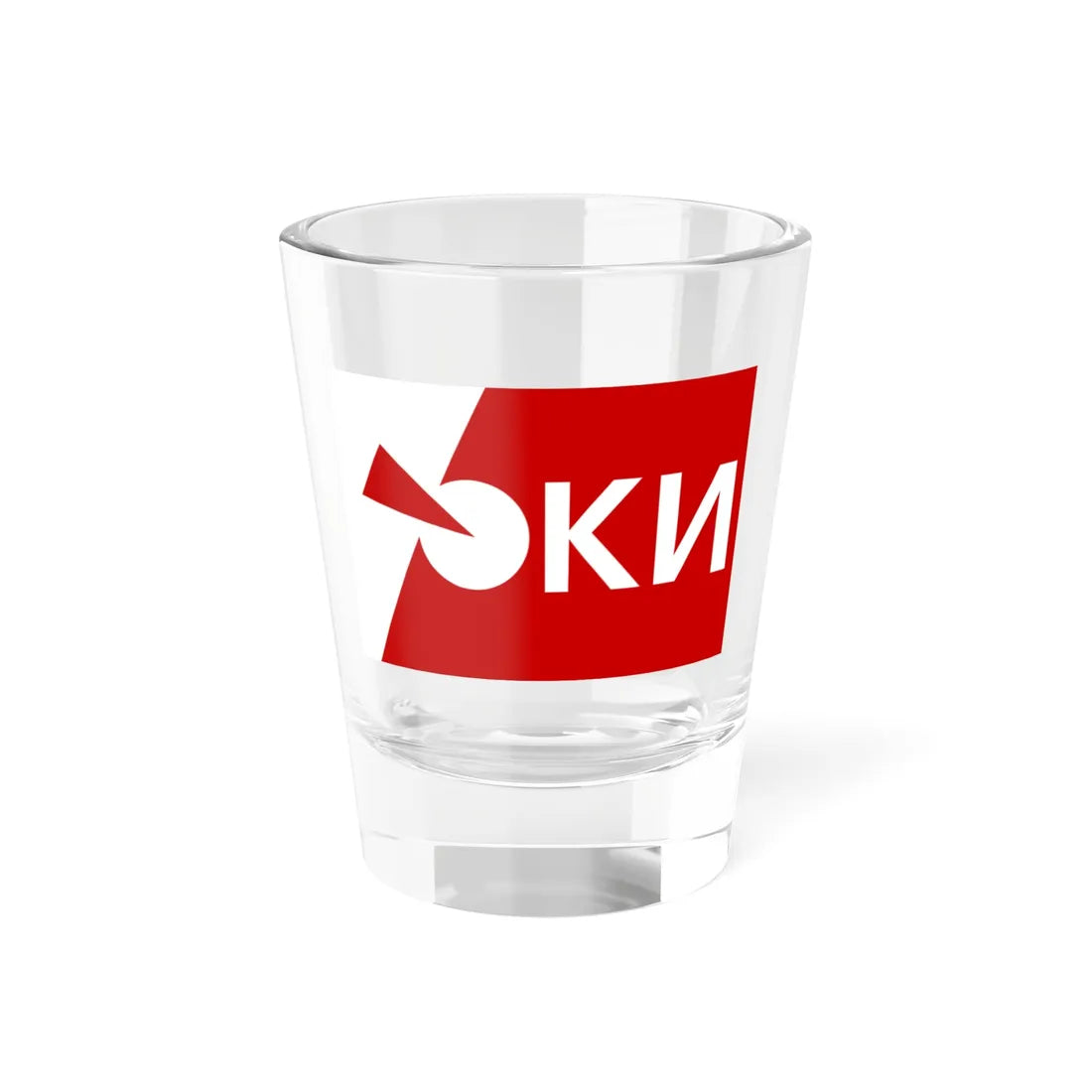 Flag of the Organisation of Communist Internationalists (Russia) Shot Glass 1.5oz 1.5oz - Go Mug Yourself