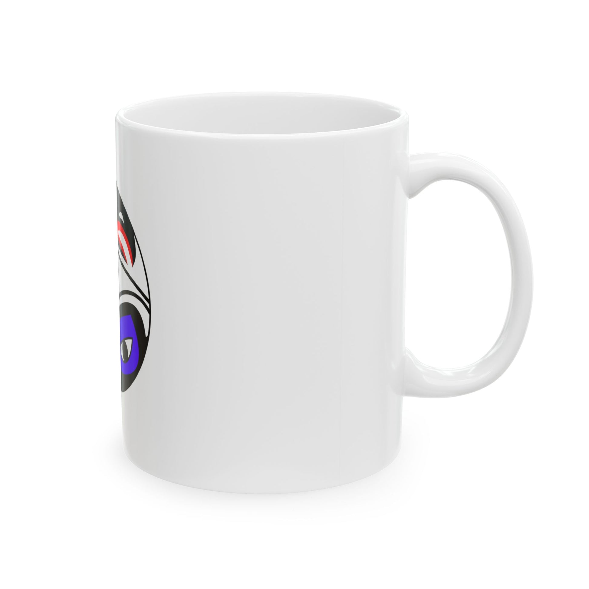Flag of the Organized Village of Kake (United States) White Coffee Mug-Go Mug Yourself