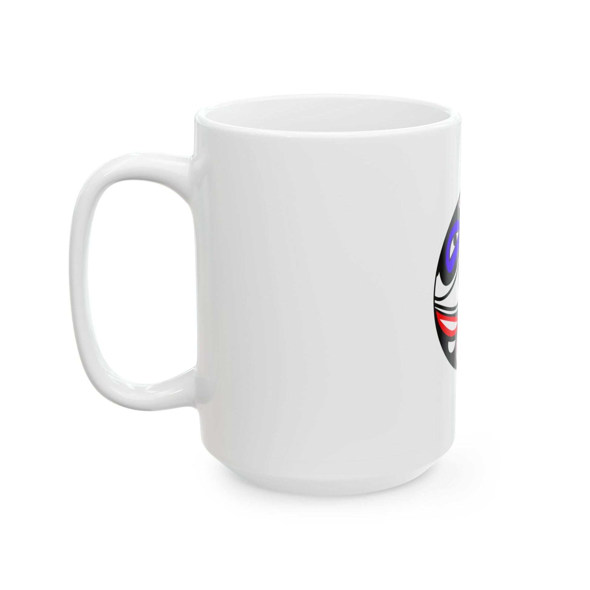 Flag of the Organized Village of Kake (United States) White Coffee Mug-Go Mug Yourself