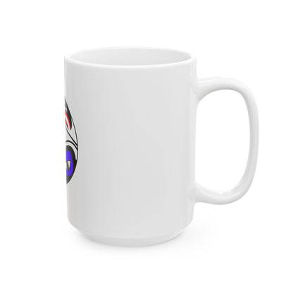 Flag of the Organized Village of Kake (United States) White Coffee Mug-Go Mug Yourself