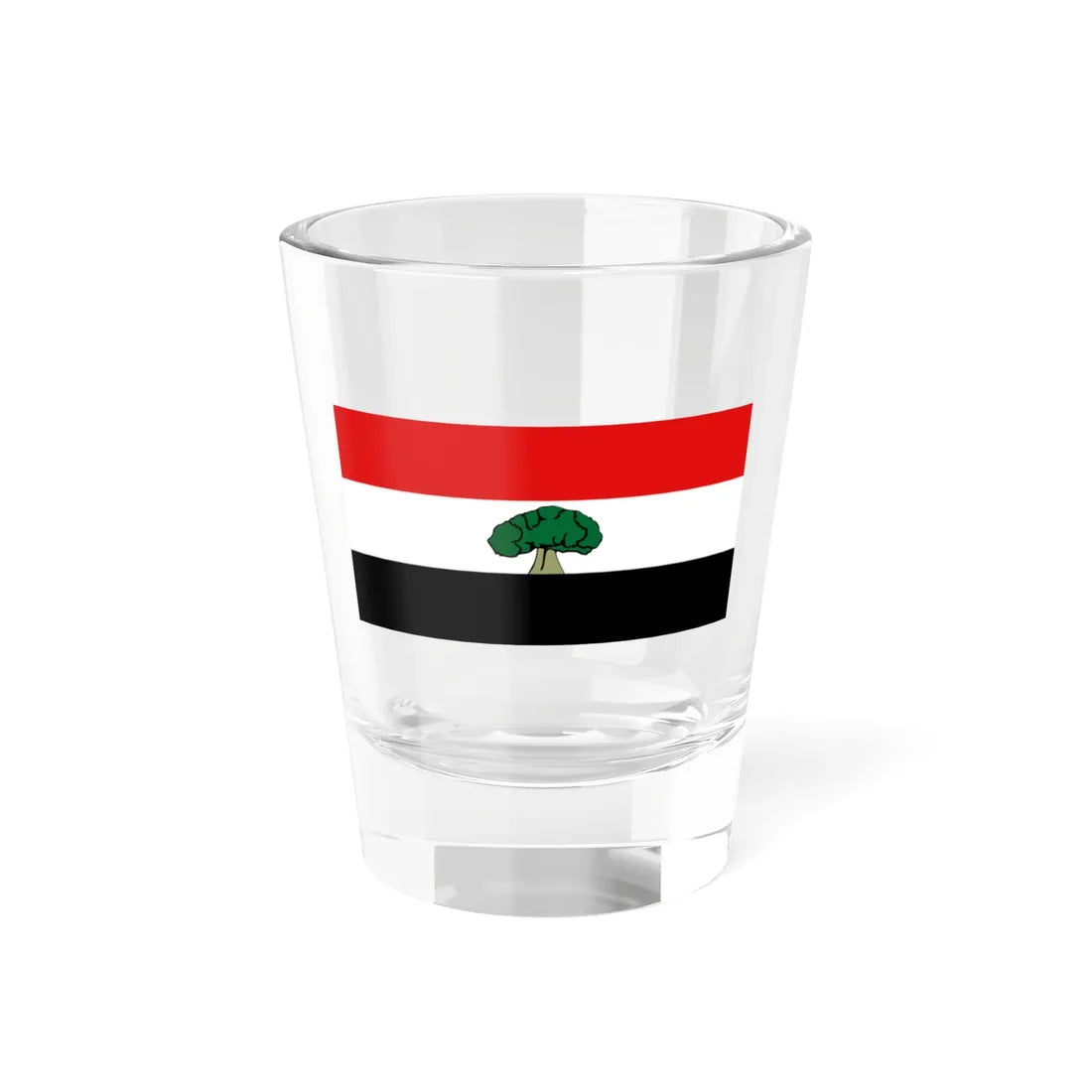 Flag of the Oromia Region (Ethiopia) Shot Glass 1.5oz 1.5oz - Go Mug Yourself