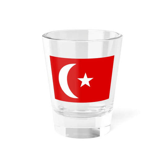 Flag of the Ottoman Empire 1826 (Oman) Shot Glass 1.5oz 1.5oz - Go Mug Yourself