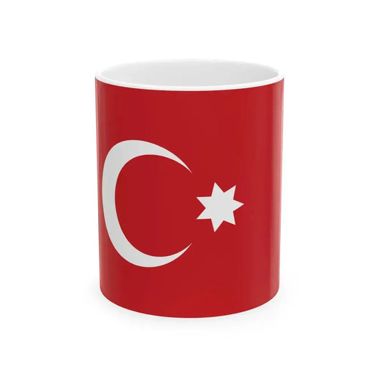Flag of the Ottoman Empire also used in Egypt (Egypt) White Coffee Mug 11oz - Go Mug Yourself