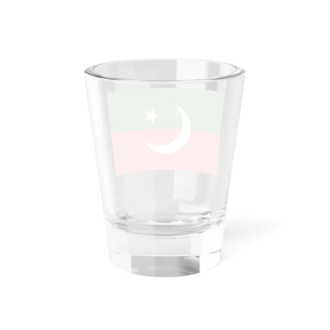 Flag of the Pakistan Tehreek-e-Insaf (Pakistan) Shot Glass 1.5oz - Go Mug Yourself