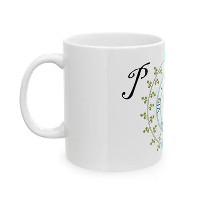 Flag of the Parsonstown Volunteers (Ireland) White Coffee Mug - Go Mug Yourself