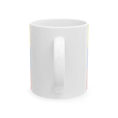 Flag of the Parthenopean Republic variant (Italy) White Coffee Mug - Go Mug Yourself