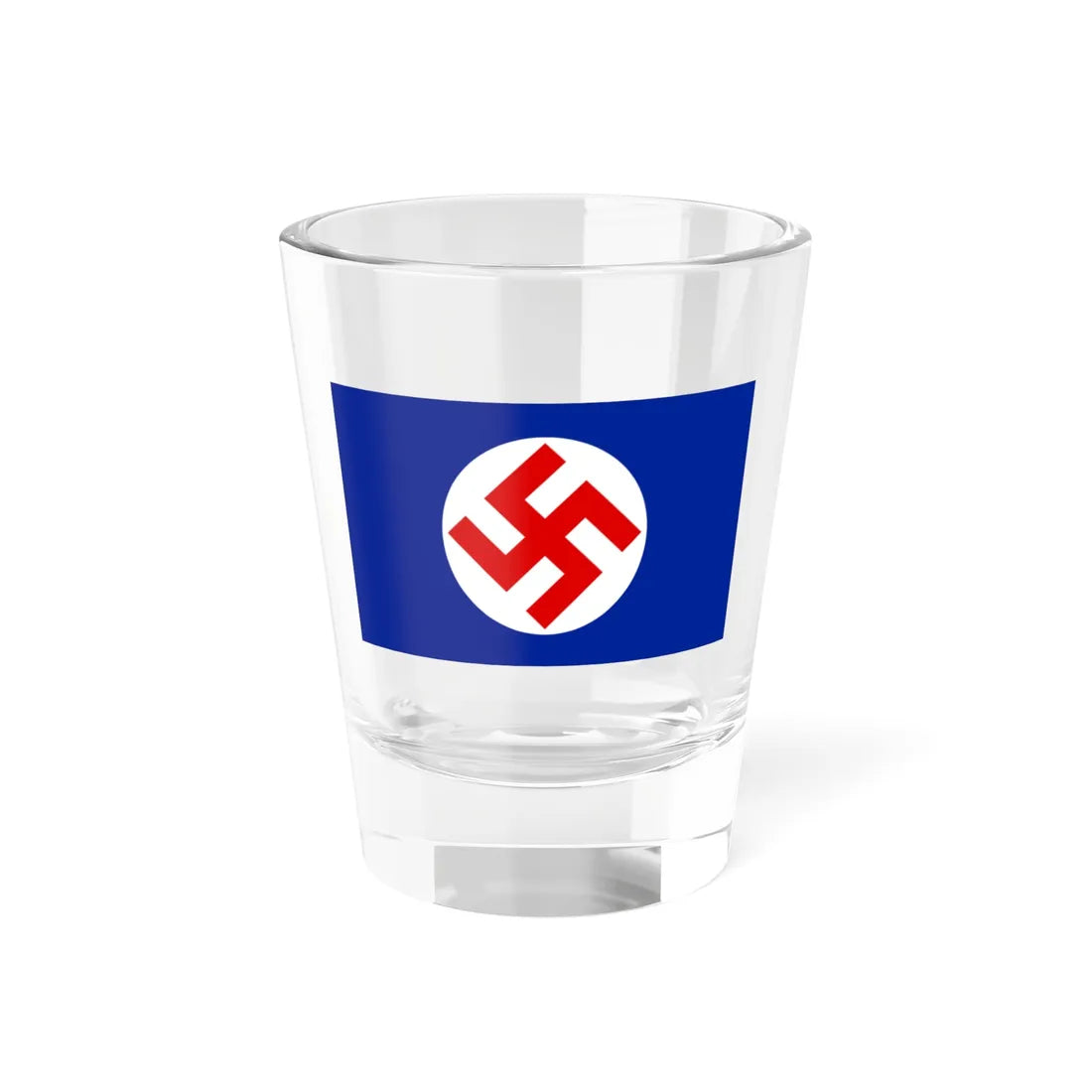 Flag of the Parti National Social Chrétien (Canada) Shot Glass 1.5oz 1.5oz - Go Mug Yourself