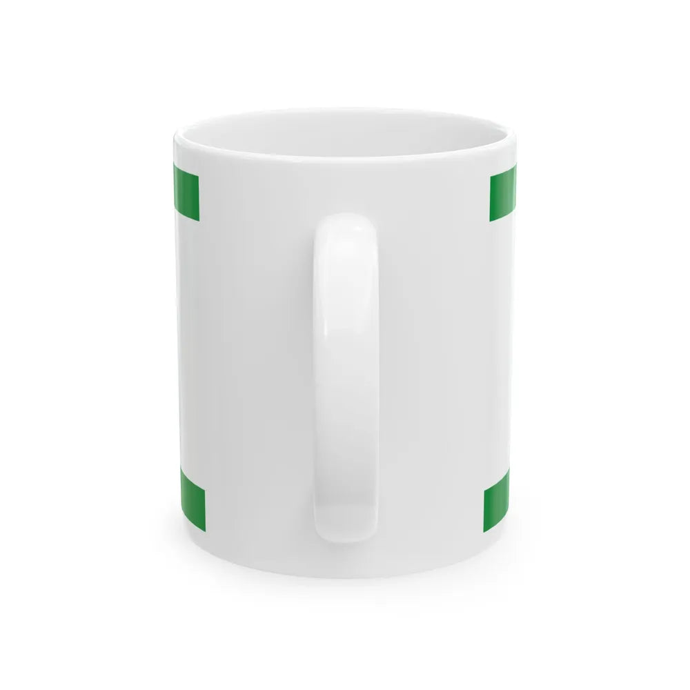 Flag of the Party of Democratic Action 1989-1990 (Bosnia and Herzegovina) White Coffee Mug - Go Mug Yourself