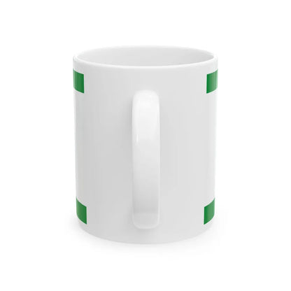 Flag of the Party of Democratic Action 1989-1990 (Bosnia and Herzegovina) White Coffee Mug - Go Mug Yourself