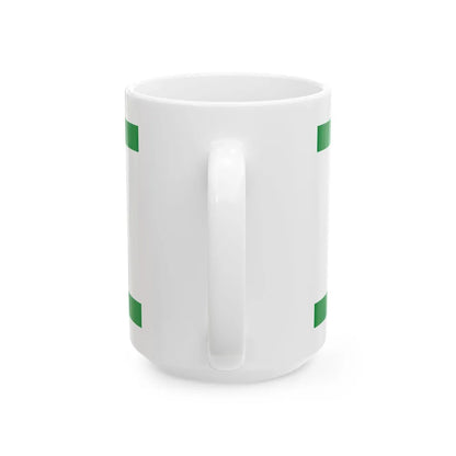 Flag of the Party of Democratic Action 1989-1990 (Bosnia and Herzegovina) White Coffee Mug - Go Mug Yourself