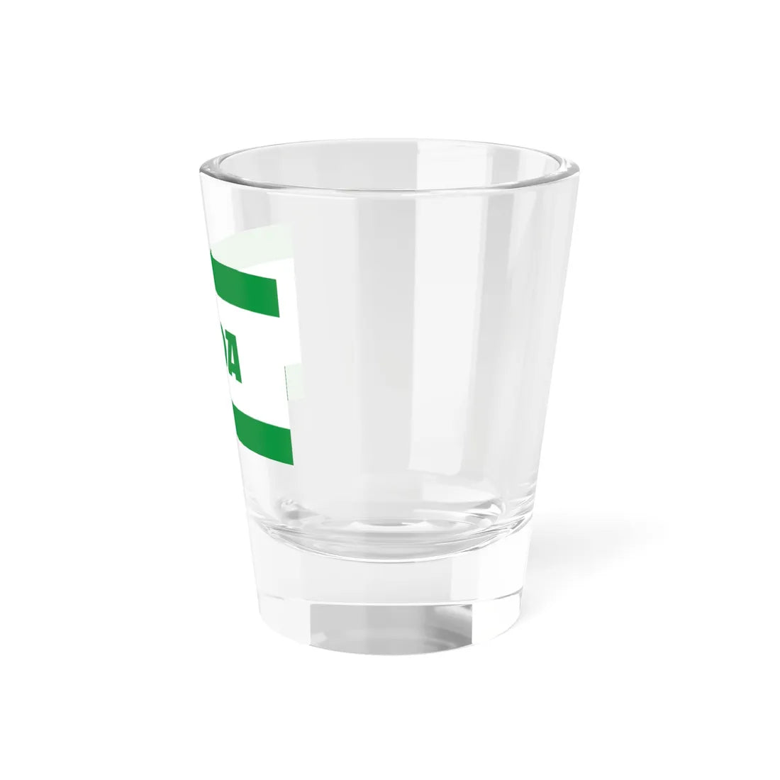 Flag of the Party of Democratic Action 1996 (Bosnia and Herzegovina) Shot Glass 1.5oz - Go Mug Yourself