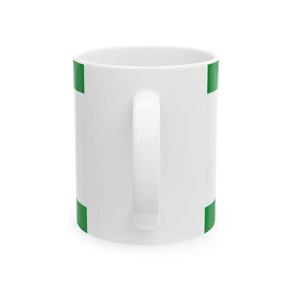 Flag of the Party of Democratic Action 1996 (Bosnia and Herzegovina) White Coffee Mug - Go Mug Yourself