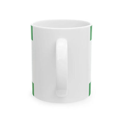 Flag of the Party of Democratic Action (Bosnia and Herzegovina) White Coffee Mug - Go Mug Yourself