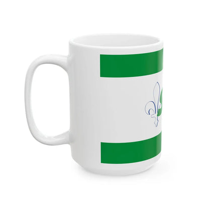 Flag of the Party of Democratic Action (Bosnia and Herzegovina) White Coffee Mug - Go Mug Yourself