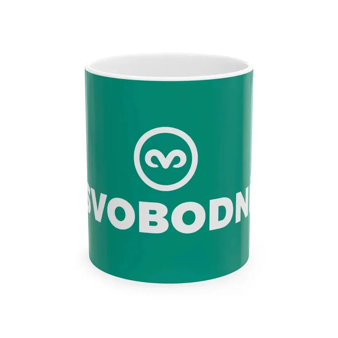 Flag of the Party of Free Citizens (Czech Republic) White Coffee Mug 11oz - Go Mug Yourself