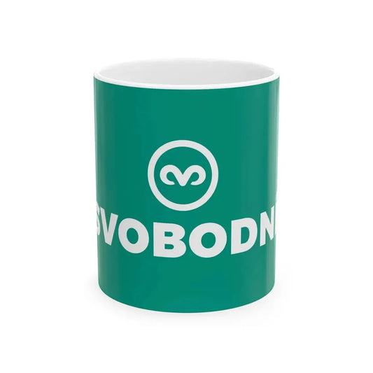 Flag of the Party of Free Citizens (Czech Republic) White Coffee Mug 11oz - Go Mug Yourself